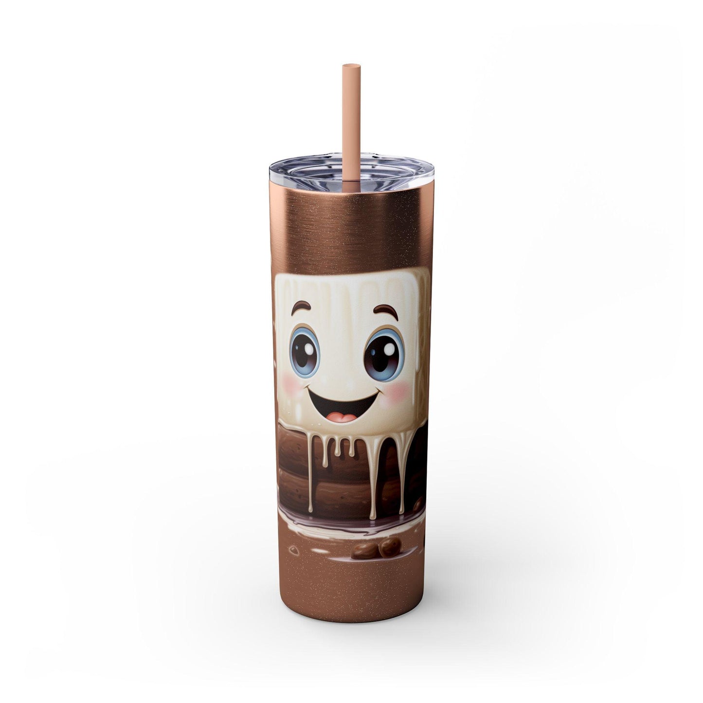 Melting Cute Marshmallow Stainless Steel Tumbler - 20oz