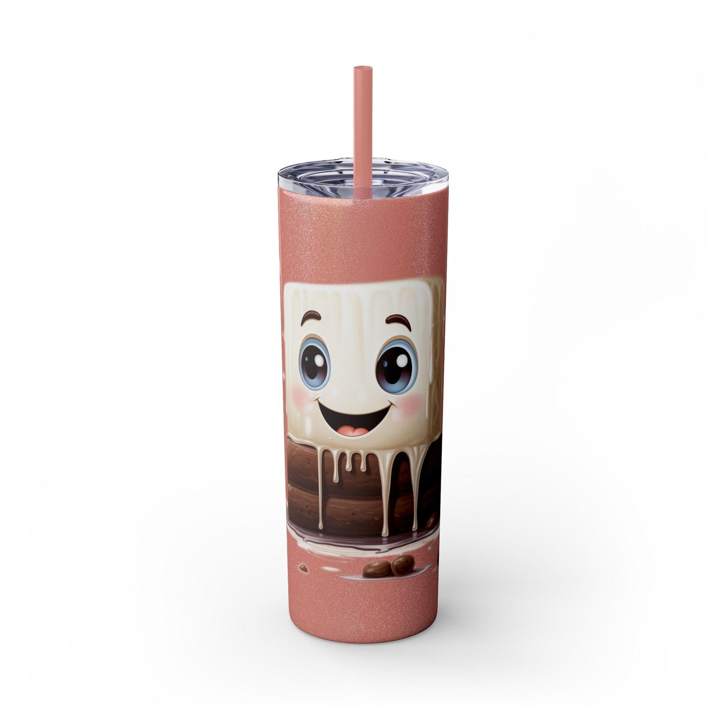 Melting Cute Marshmallow Stainless Steel Tumbler - 20oz