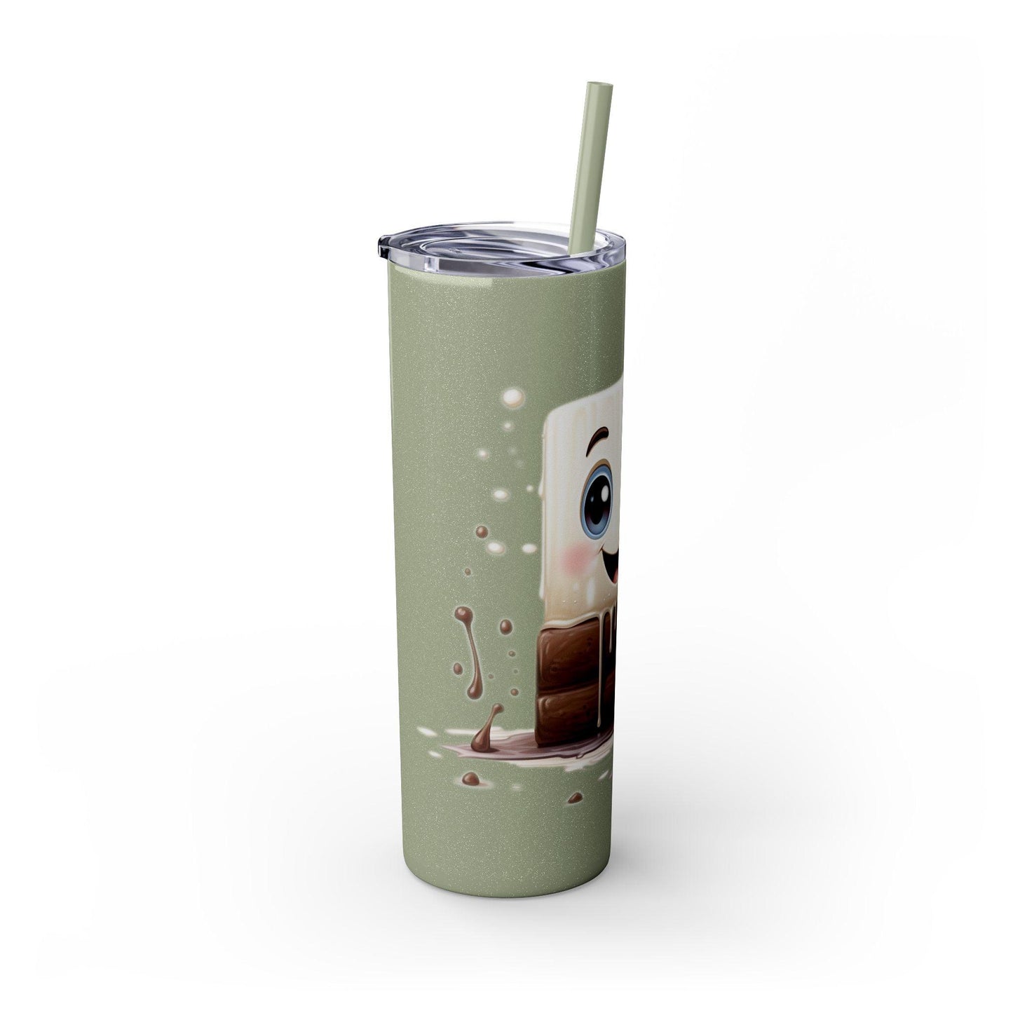 Melting Cute Marshmallow Stainless Steel Tumbler - 20oz