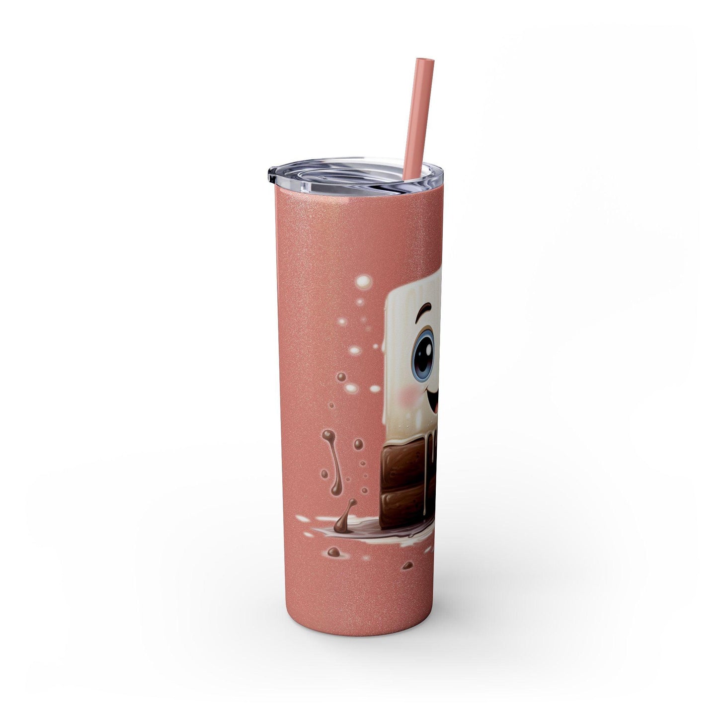 Melting Cute Marshmallow Stainless Steel Tumbler - 20oz