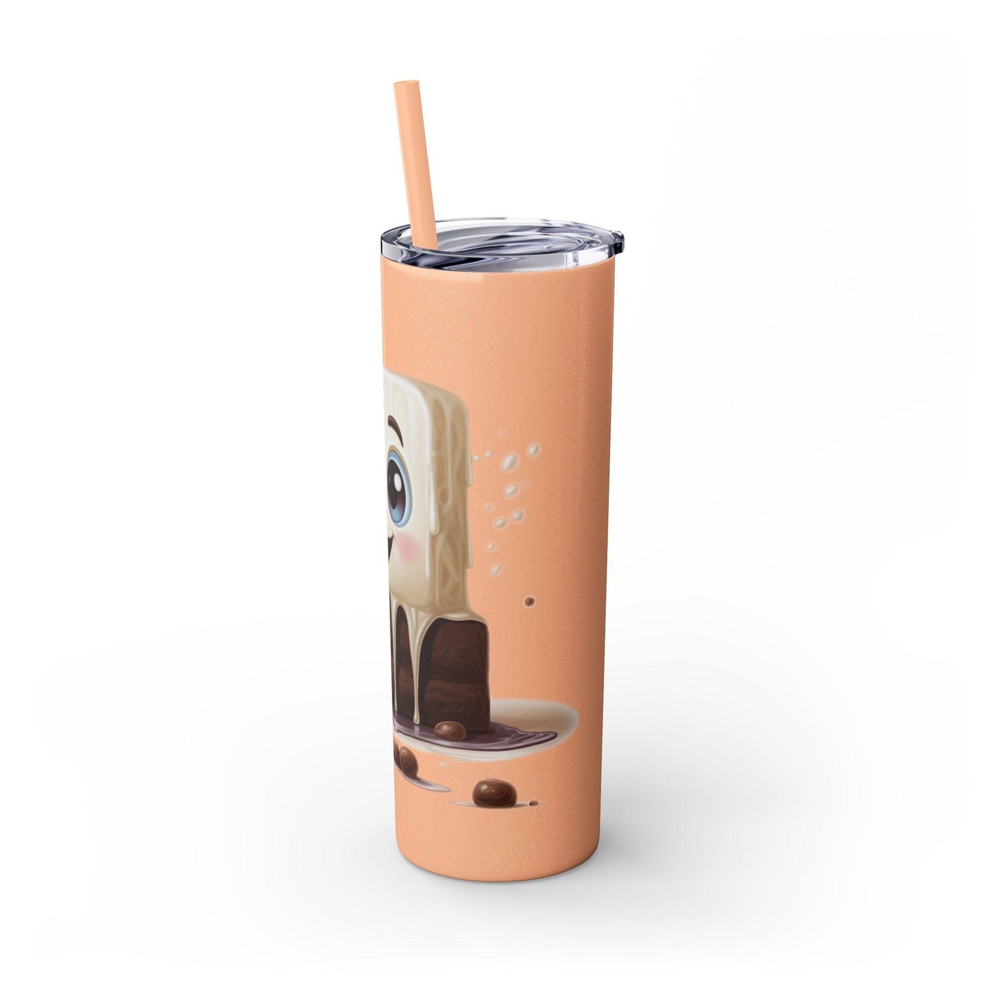 Melting Cute Marshmallow Stainless Steel Tumbler - 20oz