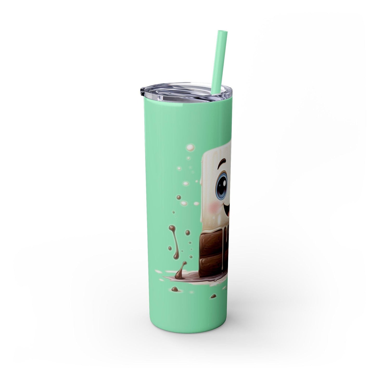 Melting Cute Marshmallow Stainless Steel Tumbler - 20oz