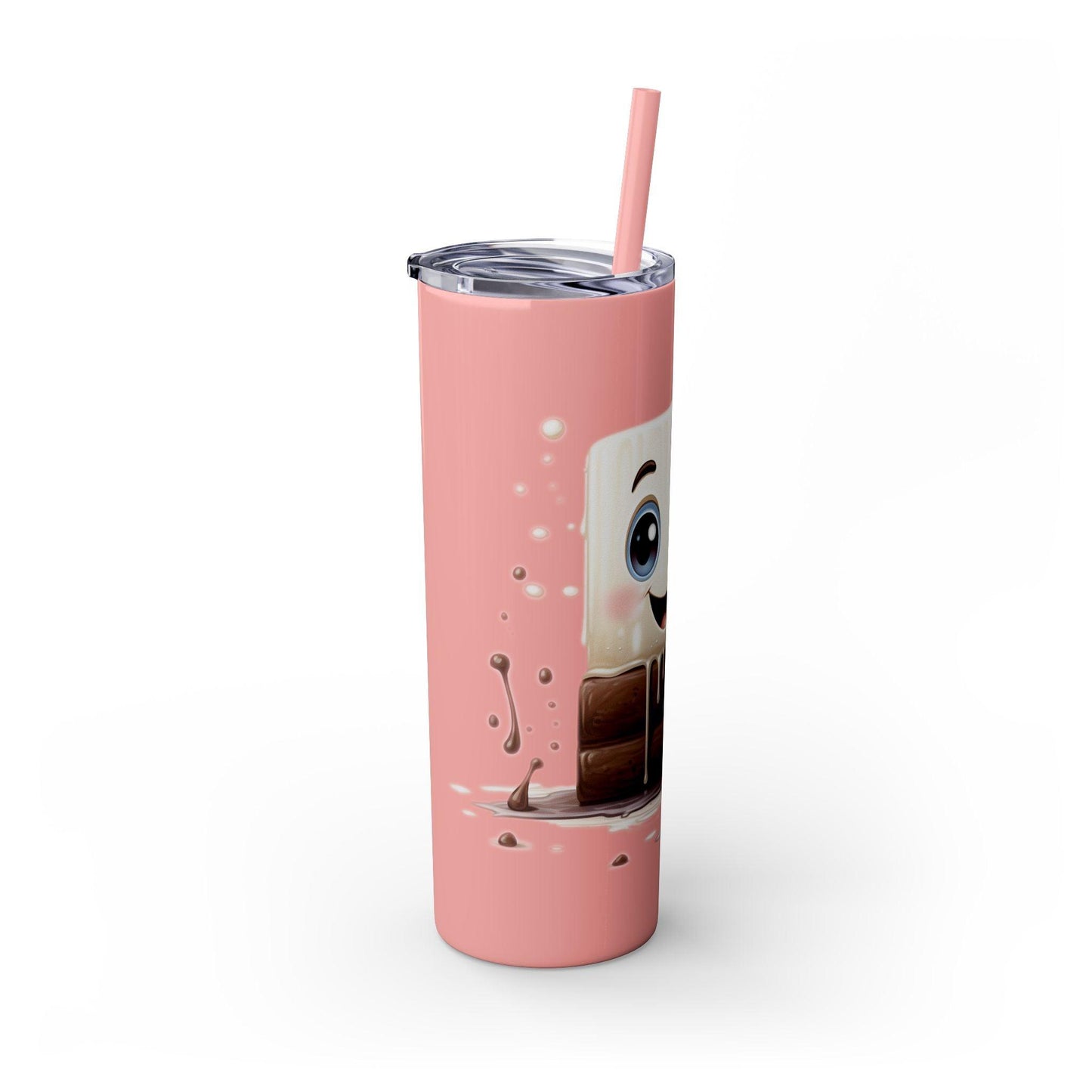 Melting Cute Marshmallow Stainless Steel Tumbler - 20oz