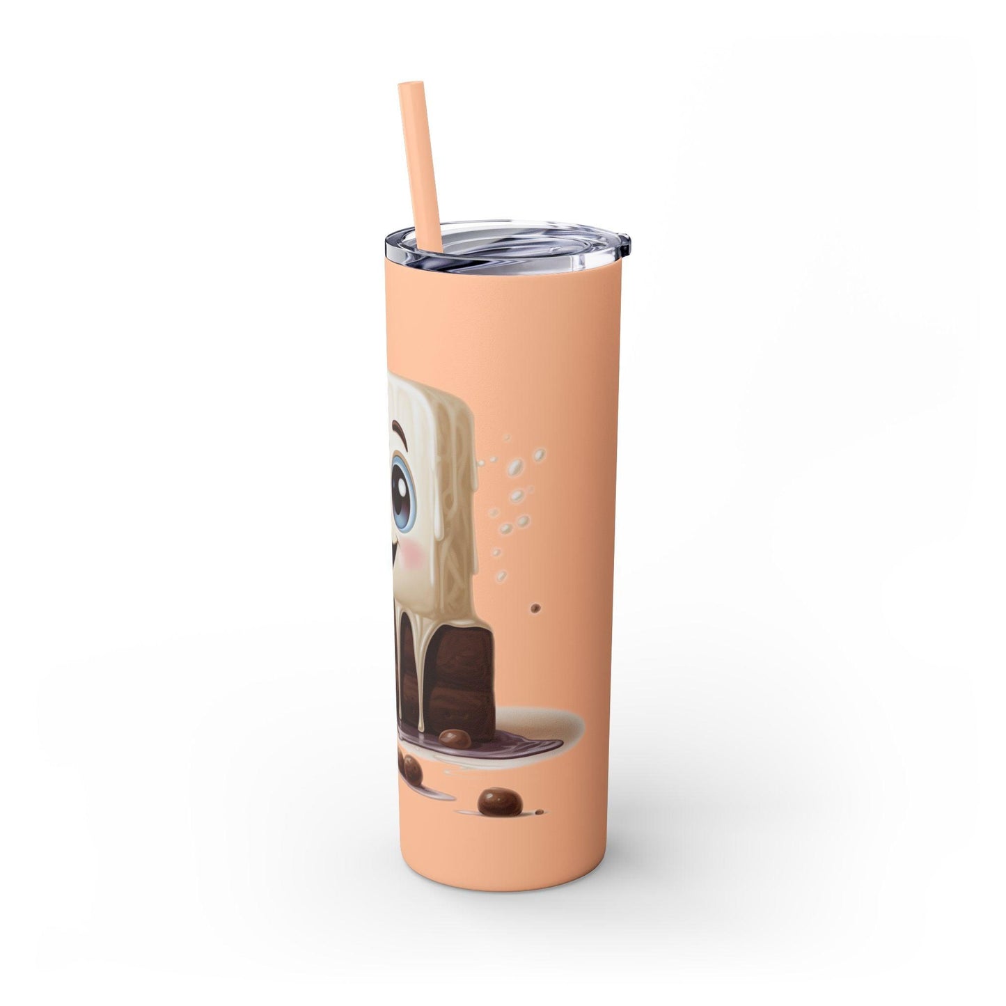 Melting Cute Marshmallow Stainless Steel Tumbler - 20oz