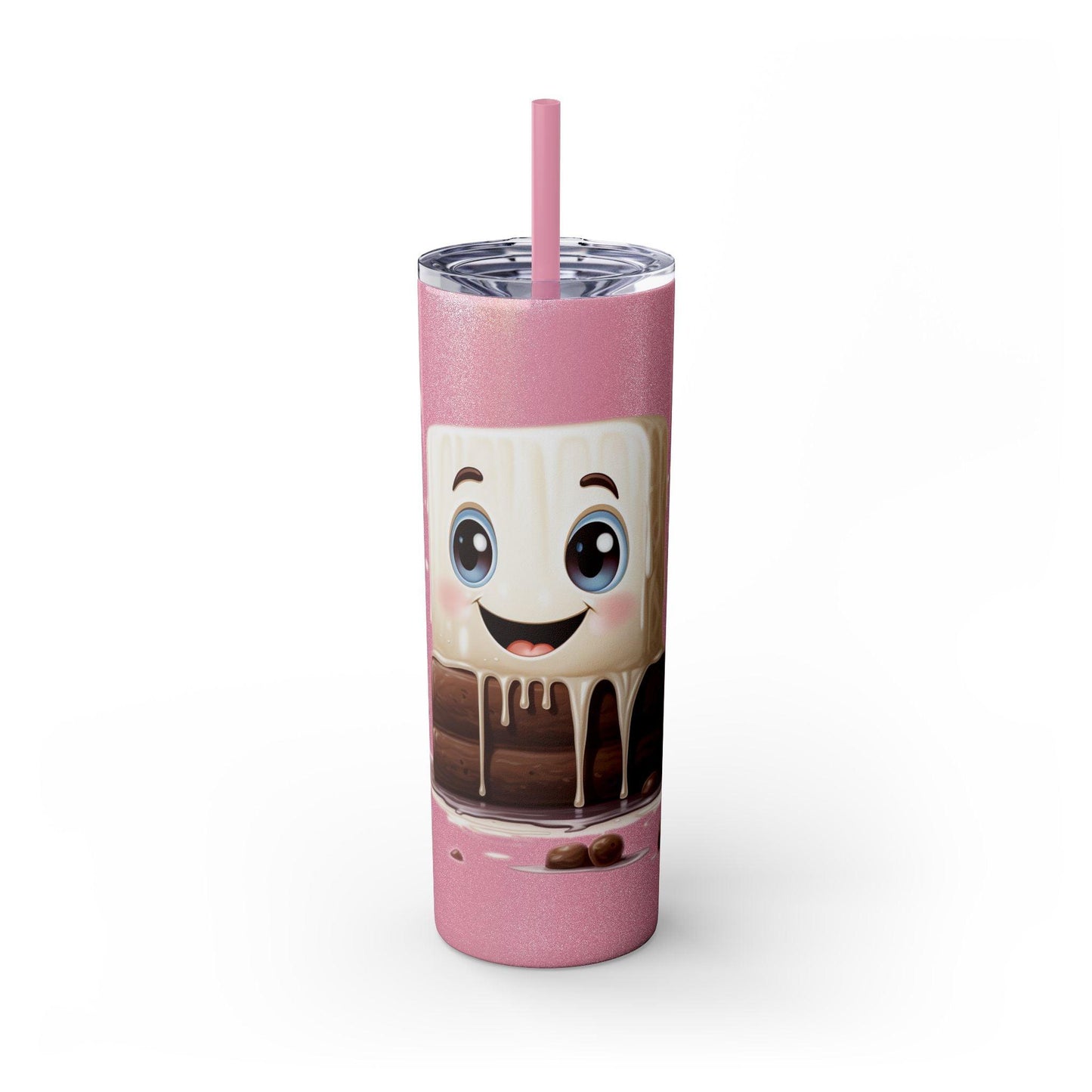 Melting Cute Marshmallow Stainless Steel Tumbler - 20oz
