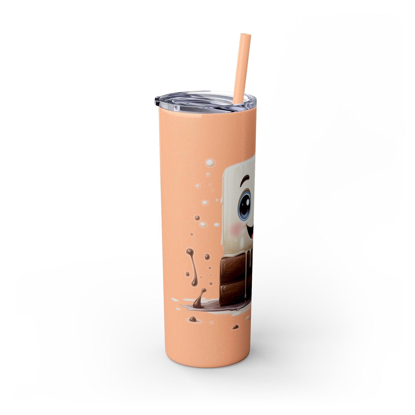 Melting Cute Marshmallow Stainless Steel Tumbler - 20oz