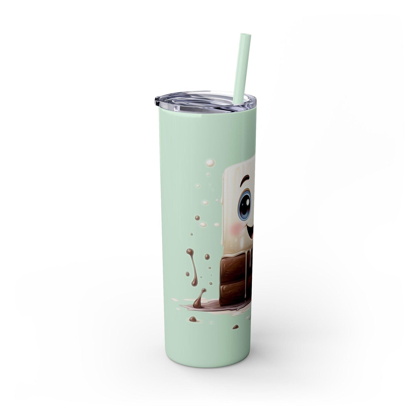 Melting Cute Marshmallow Stainless Steel Tumbler - 20oz