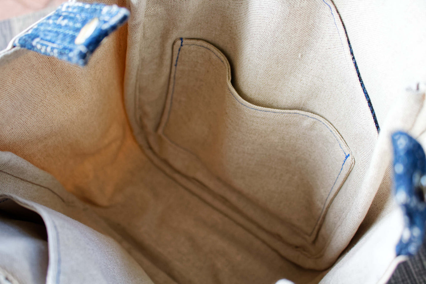 Textured Indigo Weave