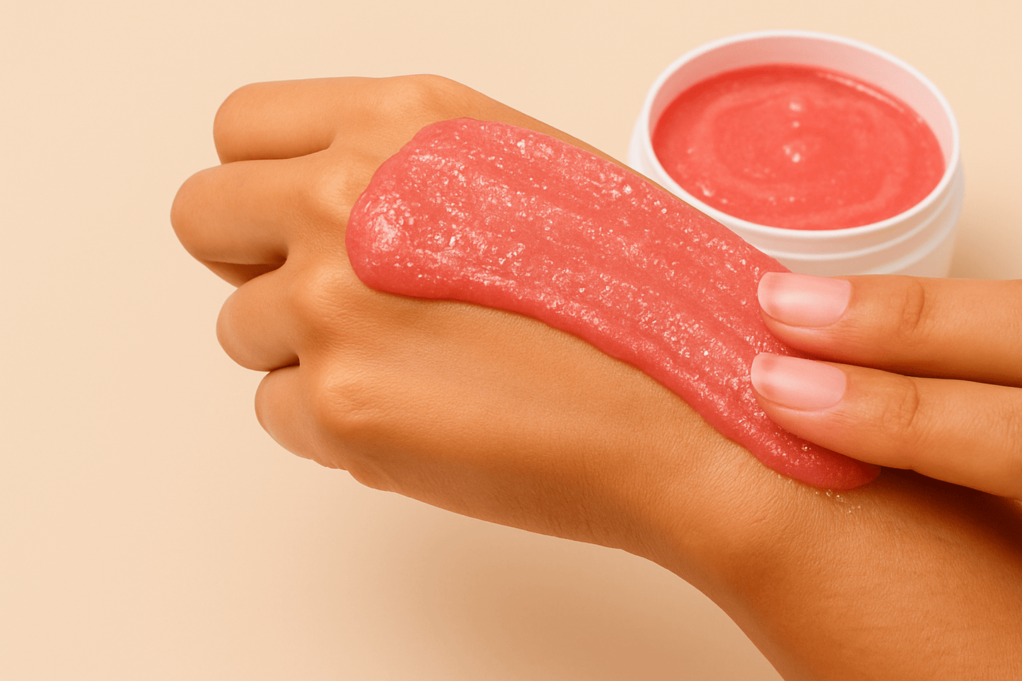 Foaming Sugar Scrub with Pink Clay