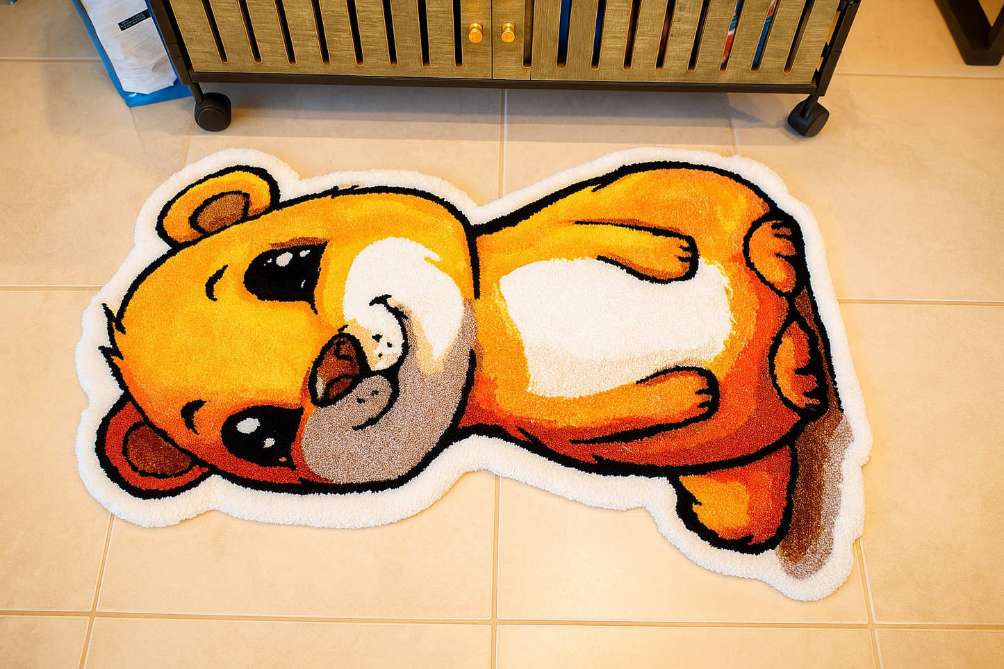 Hand Tufted Prairie Dog Rug