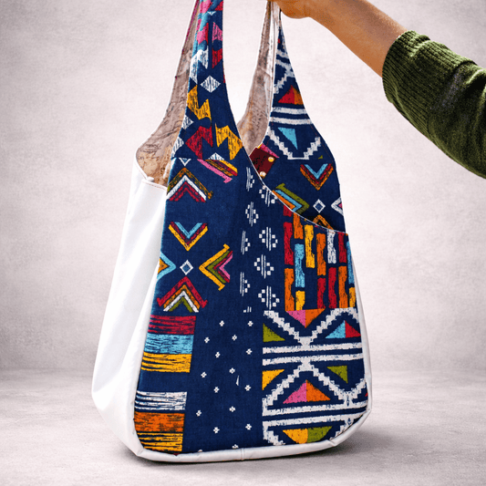 Bold Geometric Navy 