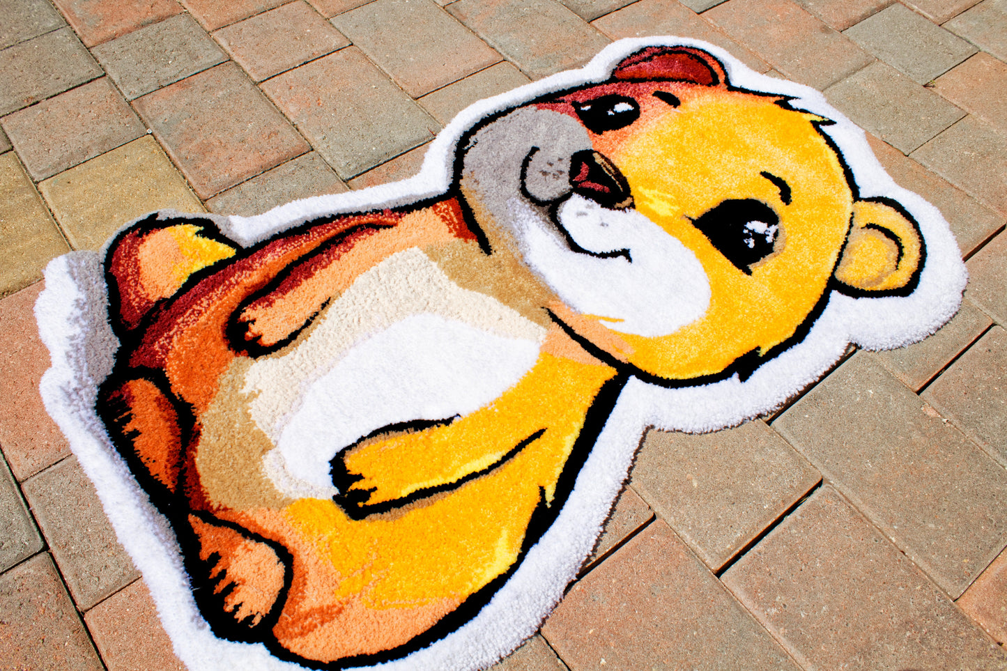 Hand Tufted Prairie Dog Rug 