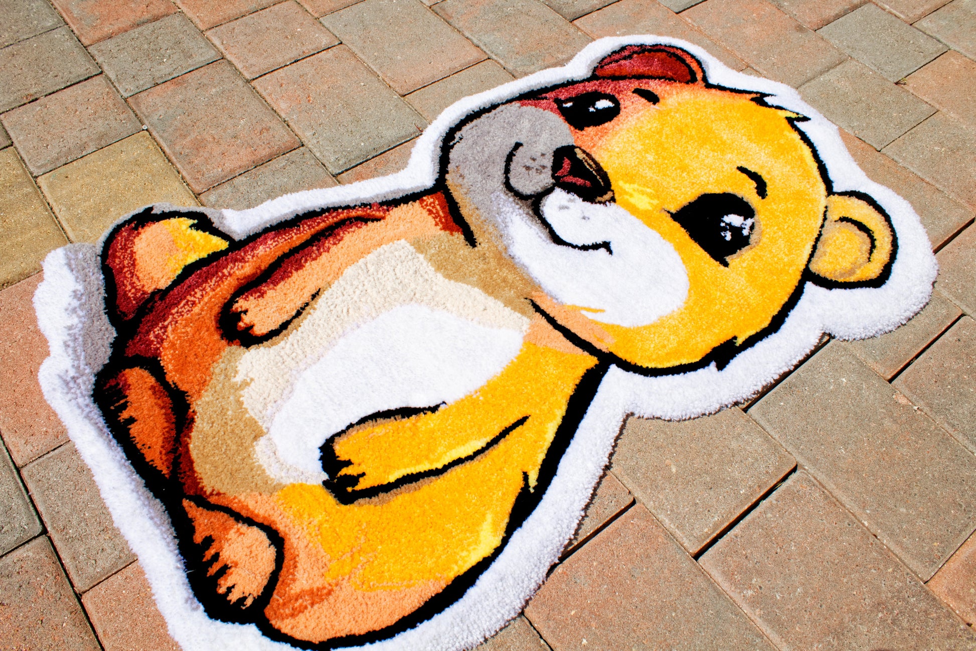 Hand Tufted Prairie Dog Rug 