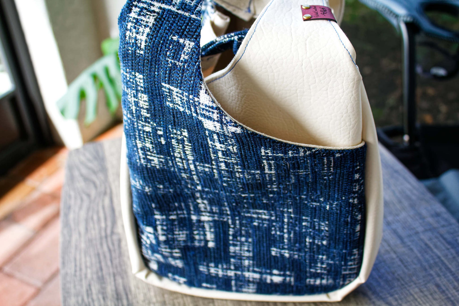 Textured Indigo Weave 