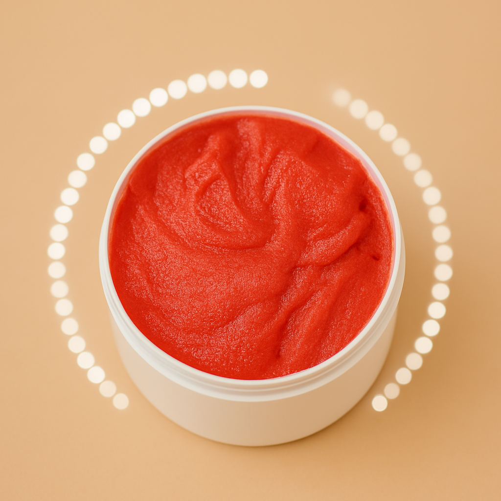 Foaming Sugar Scrub with Pink Clay 