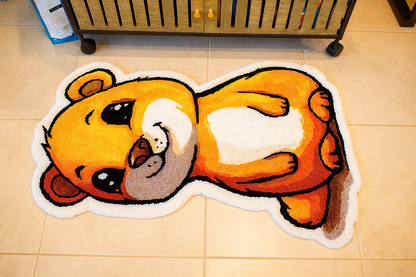 Hand Tufted Prairie Dog Rug 
